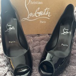 Christian Louboutin  Peep Toe Stilettos 