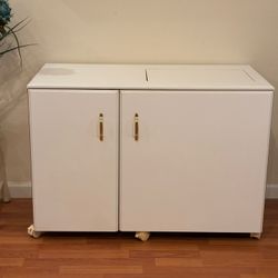 COMBO : Sewing Table Plus white With Sewing Machine