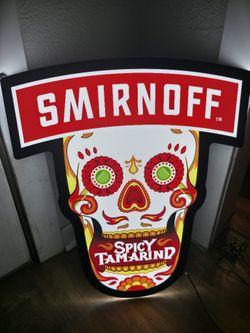 Smirnoff Vodka Spicy Tamarind LED Sign