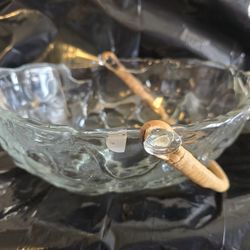Glass Basket New 10x9 Inches Very Cute