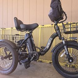 ETRIKE 3 WHEELER  48VOLT NEW 14 MILES