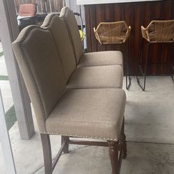 3 high top chairs $60 for 3