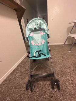 Baby stroller and door swing