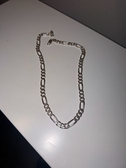 22” Sterling Silver Figaro Chain – 7mm – 36g