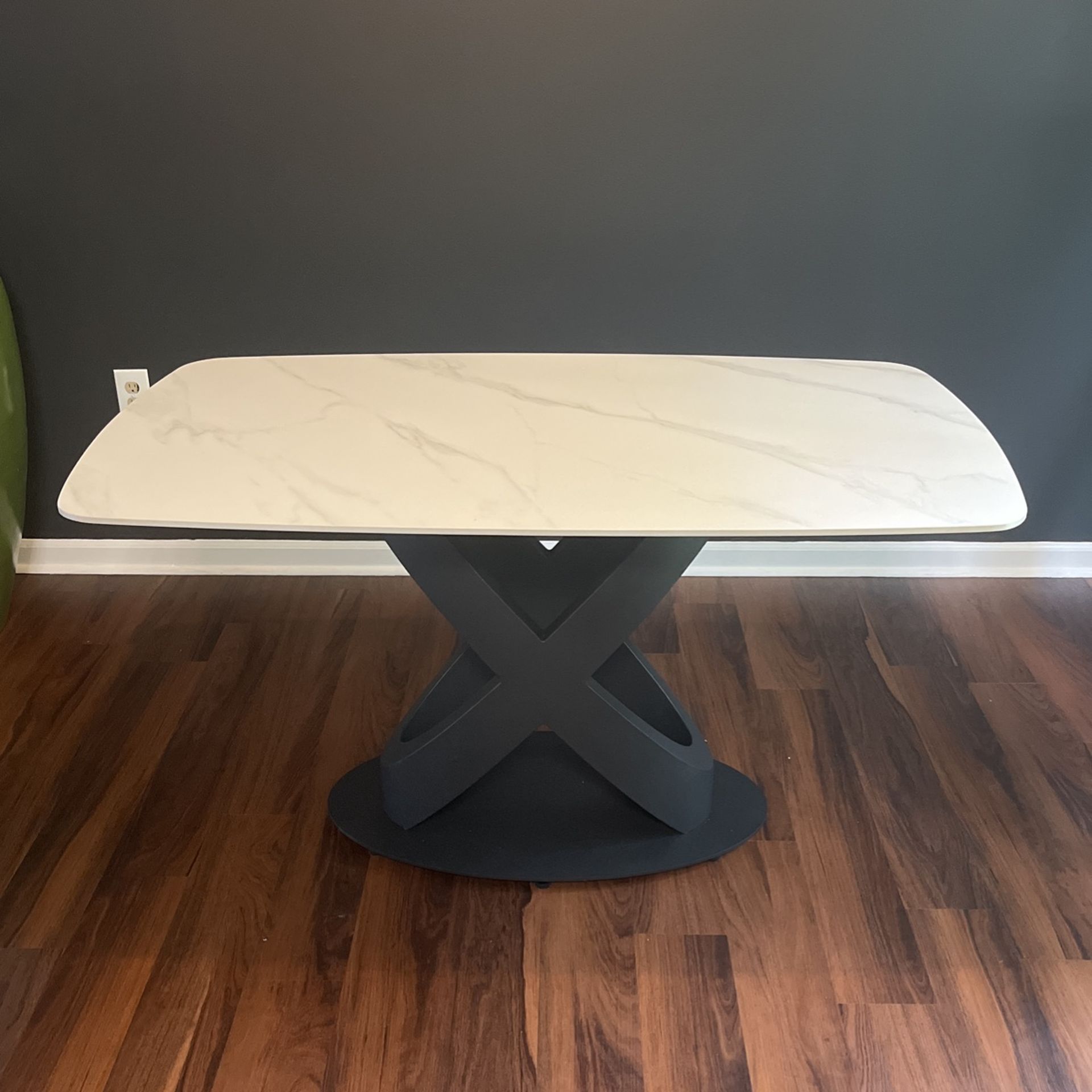 Povision 55” Modern White Dining Table