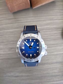 Glycine airman double twelve qaurtz