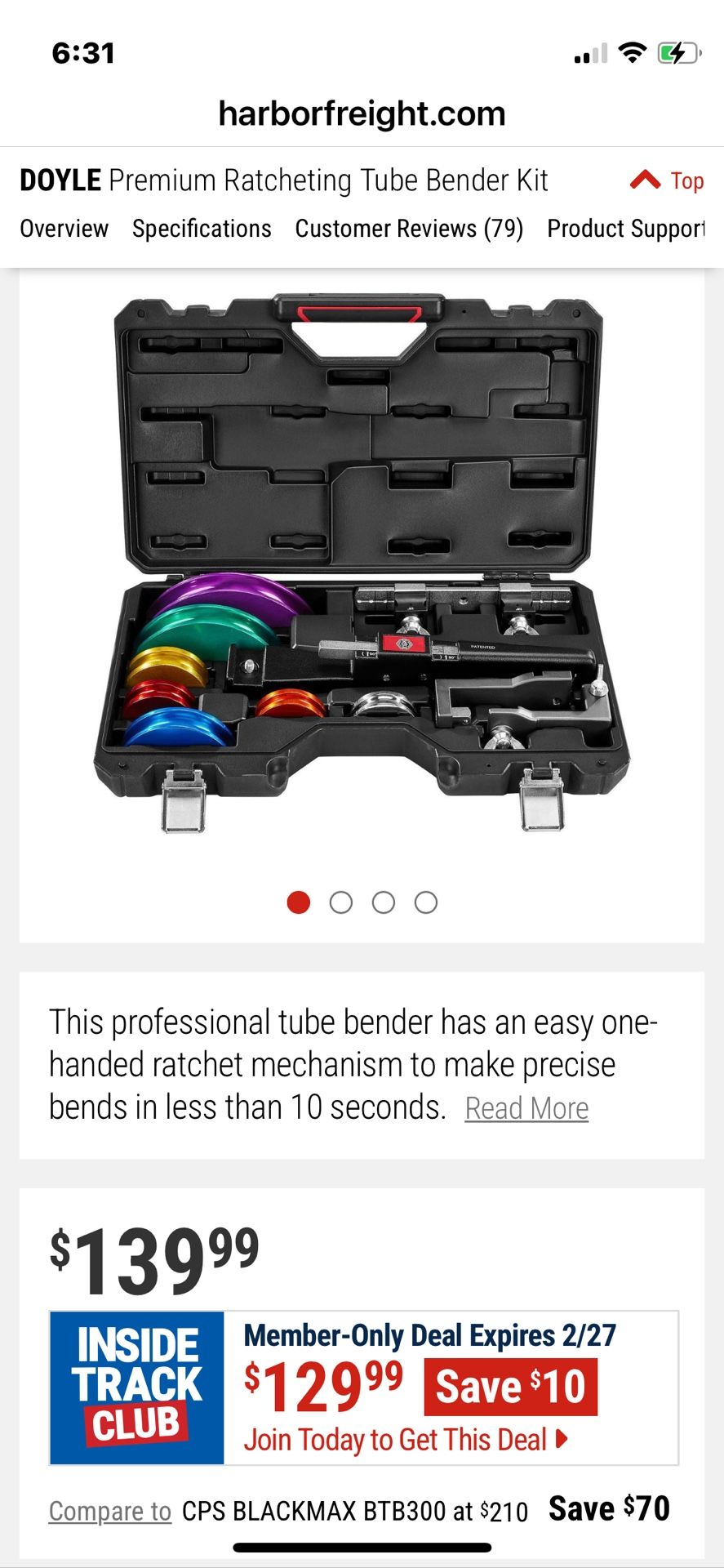 Tube Bender Kit