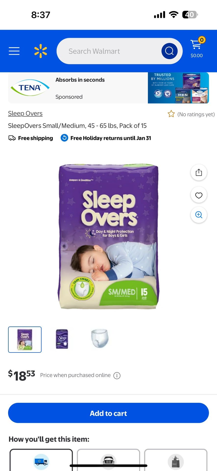 New diaper for kids