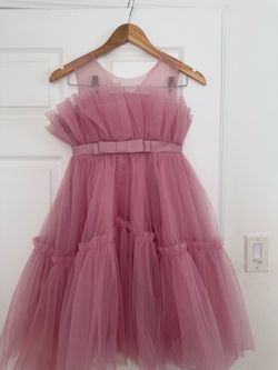 Pink Little Girls Dress