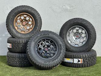 New Replica 18" TRD PRO Wheels 5x150 Toyota Tundra rims 35" Tires A/T