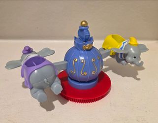 Disney Parks Cinderella Castle 50th Anniversary Dumbo Ride Playset