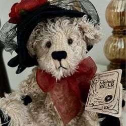 MOHAIR BOYDS BEAR- MARY LOUISE- #93175- 10" TALL