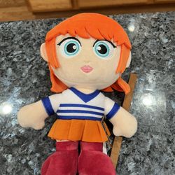 Toy Plush “One Piece Nami”.  Size approximately 8 inches.  Brand new.  Has been on display in a cabinet with a One Piece collection. 