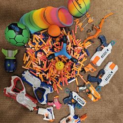 Nerf Guns Laser Tag Guns And Lots Of Misc Toys