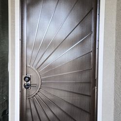 Security Door Heavy-Duty 36x96 8foot (Installation Included)