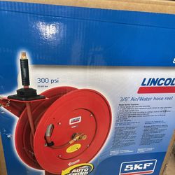 Lincoln Pneumatic Air / Water Hose Reel 3/8” 300psi
