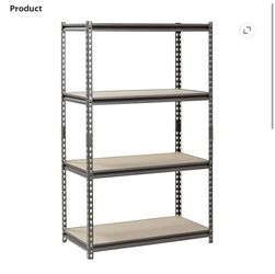 Muscle Rack 4-Tier Heavy Duty Steel Storage Shelf 36”x18”x60” - brand new