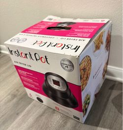 Instant Pot 6 Quart Multi-Use Air Fryer Lid with Base Compatible with Air Fryer