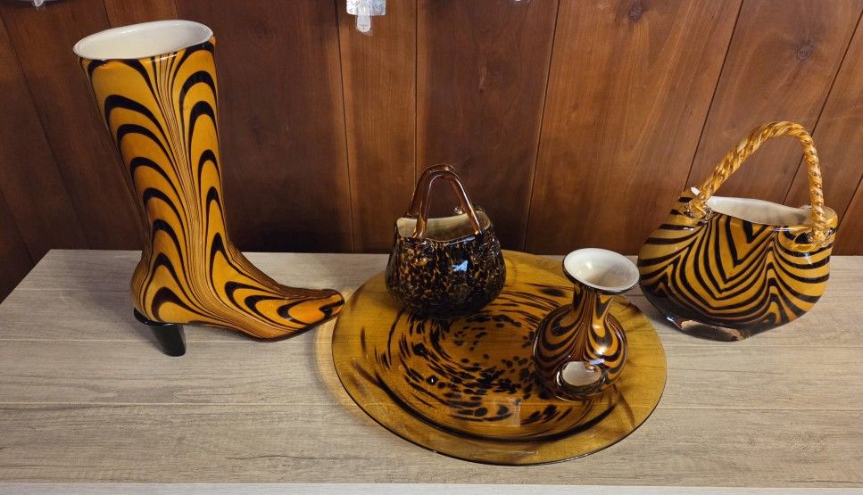 Glass Designer Style Vases And Decor