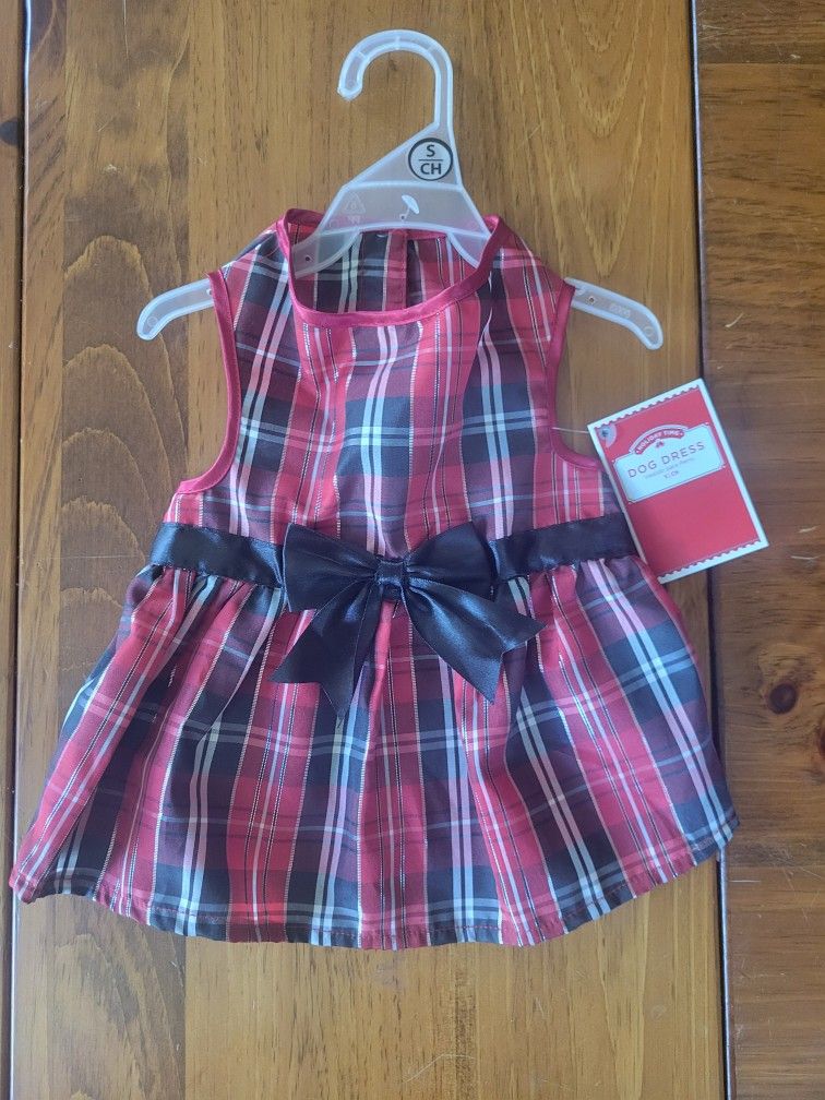 Brand New SimplyDog Plaid Dress β Size Small
