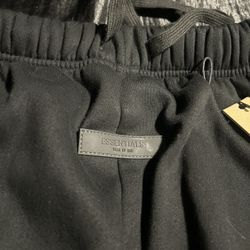Black Essentials Sweatpants