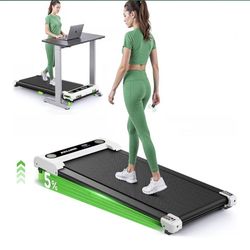 Under Desk Treadmill for Home, 3.0HP Portable Treadmills with Remote Control, 4 in 1 Incline Treadmill with LED Display