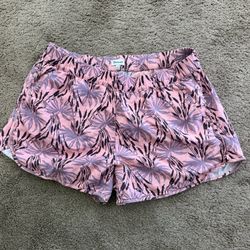 Madewell Pull-On Shorts in Oasis Palms