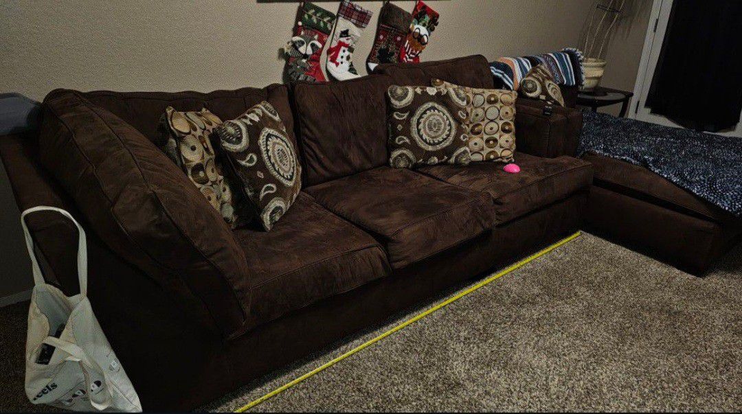 brown sofa couch NEED GONE ASAP