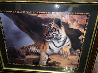 Tiger Picture Frame
