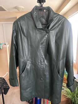 Hunter Green Genuine Leather Jacket