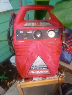 Good husky compressor works great