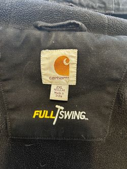 2XL Carhartt Full Swing Jacket Black