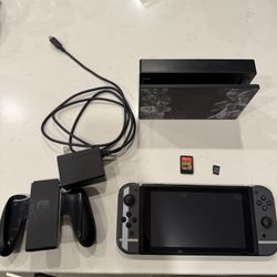 Nintendo Switch Console Bundle w/ Zelda Game + 128GB SD