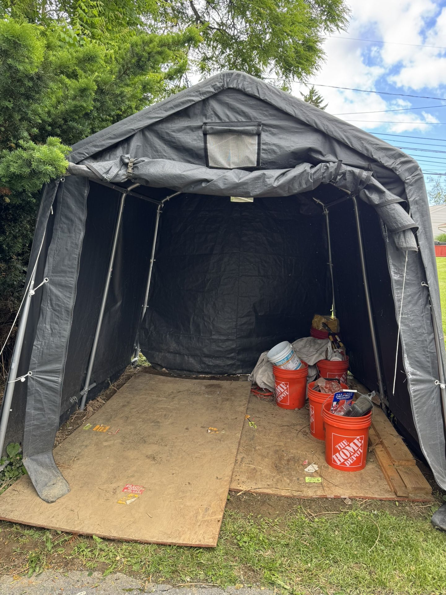 8x10 Mesh Carport