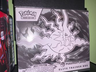 Pokemon center PITCHBLACK ETB unopened