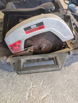 SEARS CRAFTSMAN CIRCULAR-SAW Model No. (contact info removed)1 2 1/8 Horsepower w/ Case