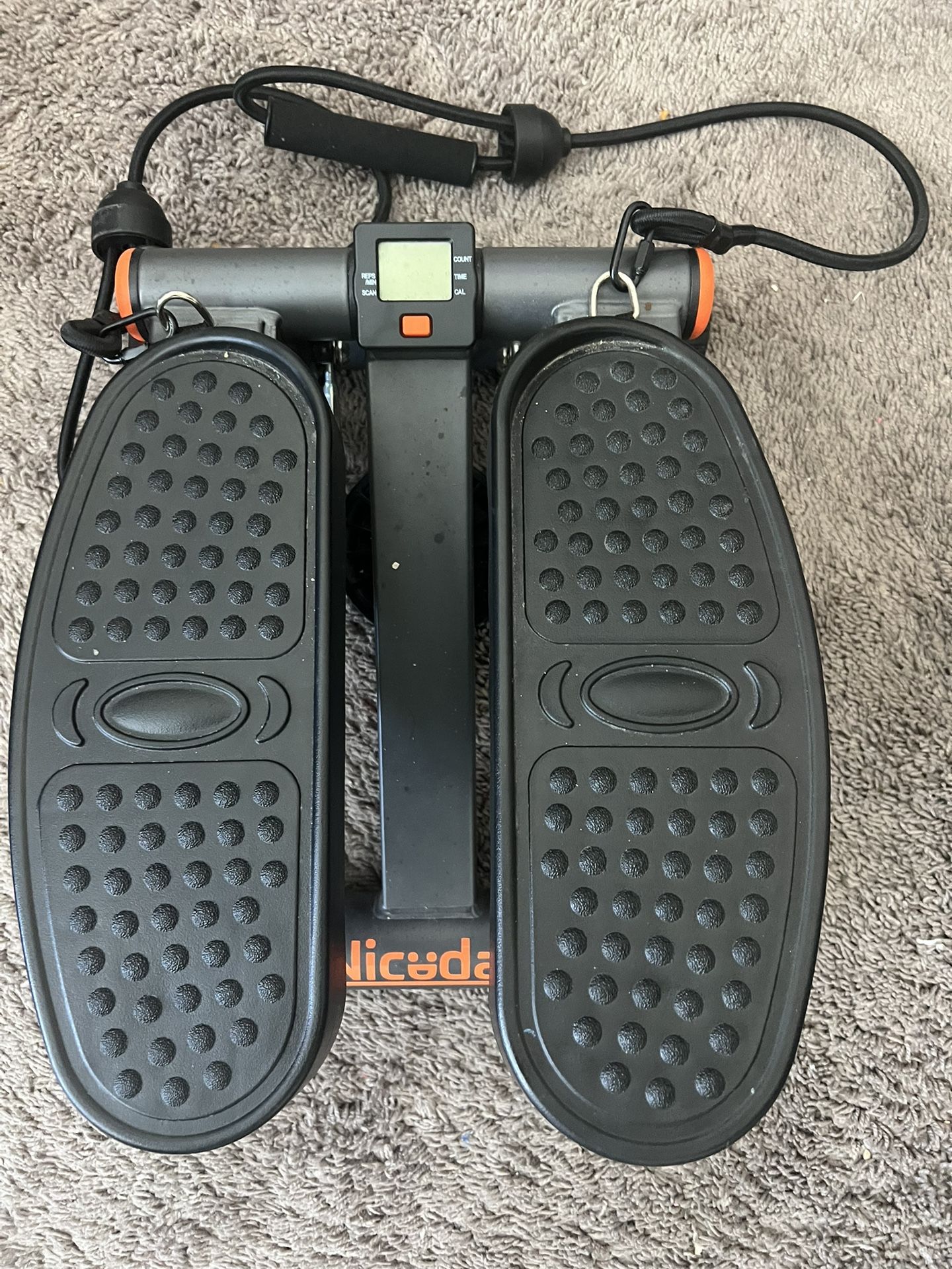 Mini-Exercise Stepper, Stair Stepper With Resistance Bands