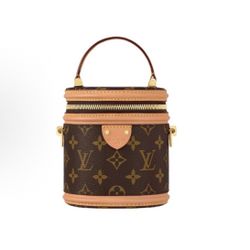 LOUIS VUITTON Cannes canvas leather bucket bag handbag one-shoulder cross-body bag(p252)57