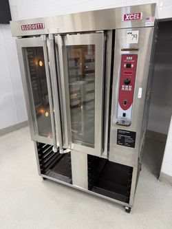 Blodgett XCEL XR8-E/STAND Electric Mini Rotating Rack Bakery Oven 8 pan Capacity
