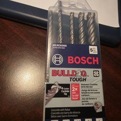 New Bosch Bulldog Xtreme 5 -Piece Alloy steel