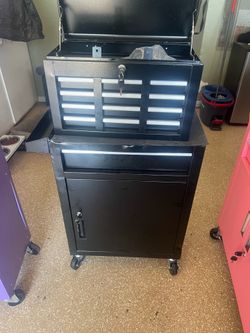 Tool box 44x28 dented $75