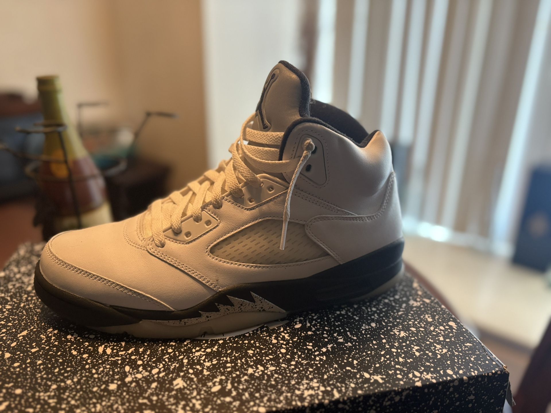 White Jordan 5s