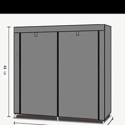 TXT&BAZ 24-Pairs Portable Shoe Rack Double Row with Nonwoven Fabric Cover Mini (7-Tiers Brown)