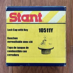 NEW Stant 10511Y Locking Gas Cap With Key Unused