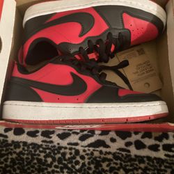 Red And Black Nikes SIZE 4/5 