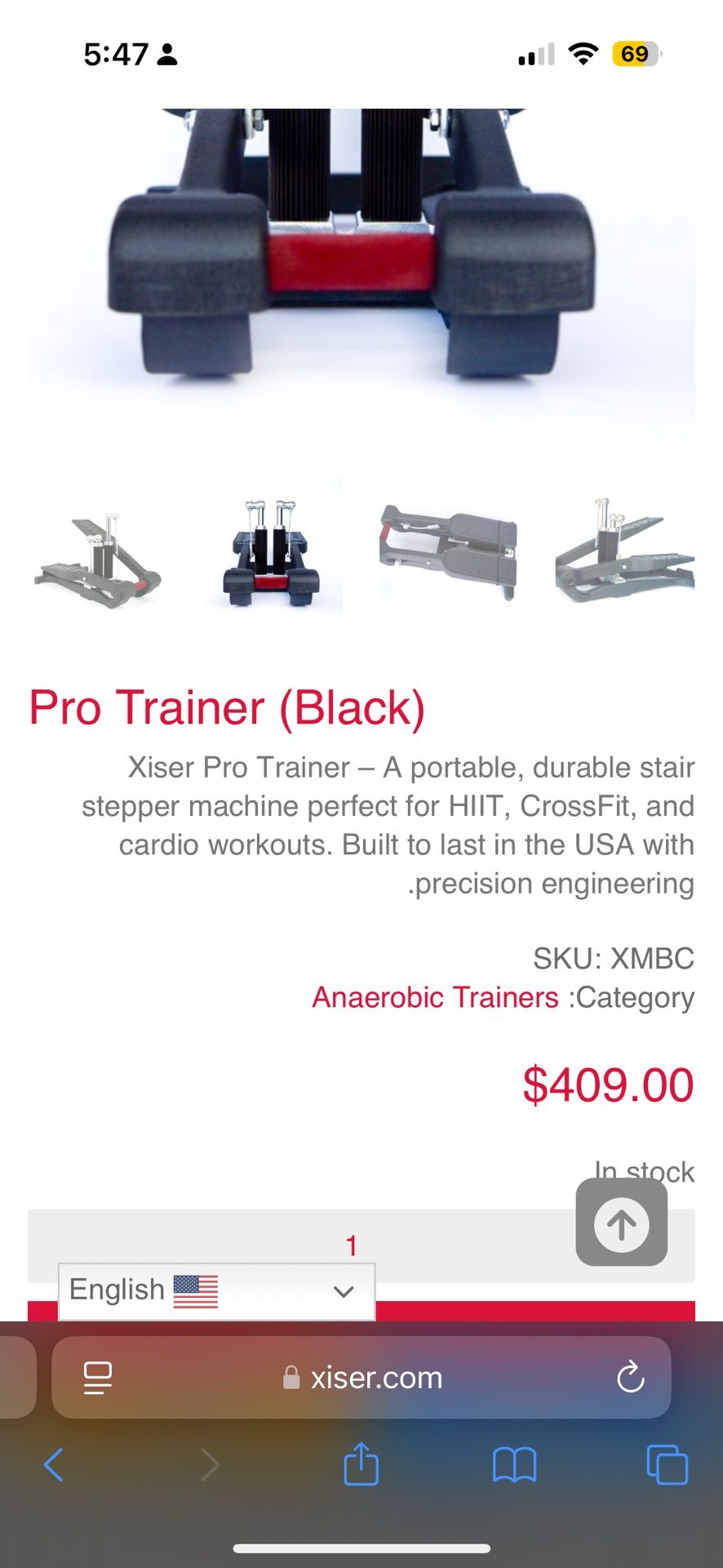 XISER PRO TRAINER PORTABLE STAIR STEPPER