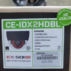 Clinton Electronics CE-IDX2HDBL CAMERA 