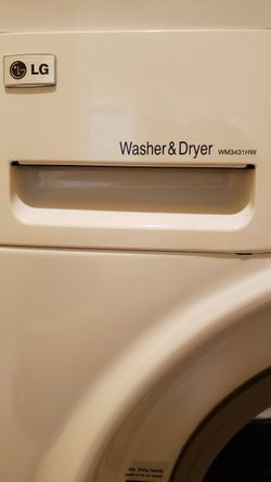 Compact LG Washer Dryer Combo Unit wm3431hw for Sale in Anaheim CA OfferUp