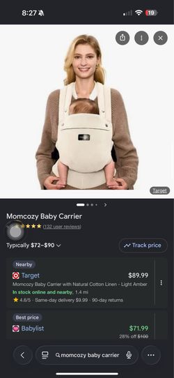 Momcozy baby carrier