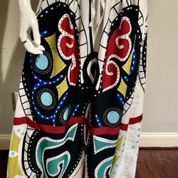 Vibrant Tribal Summer Strapless Dress/skirt